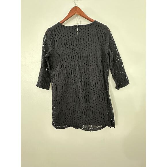 J.CREW Three-Quarter Sleeve Lace Dress sz 4 - Picture 2 of 4